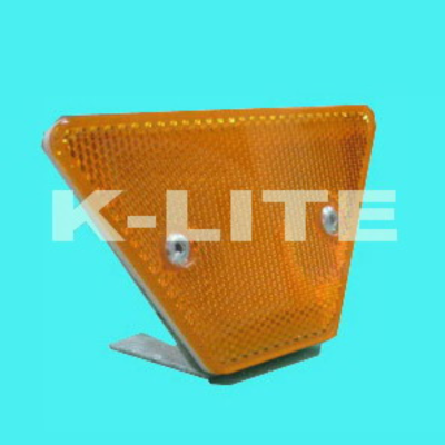 Guard rail reflector Temporary Yellow